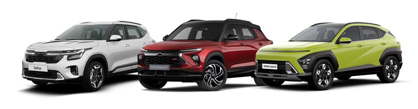 소형 suv 오너평가 - 평균점수 비교(주행성능, 연비, 디자인, 가격, 거주성, 품질)