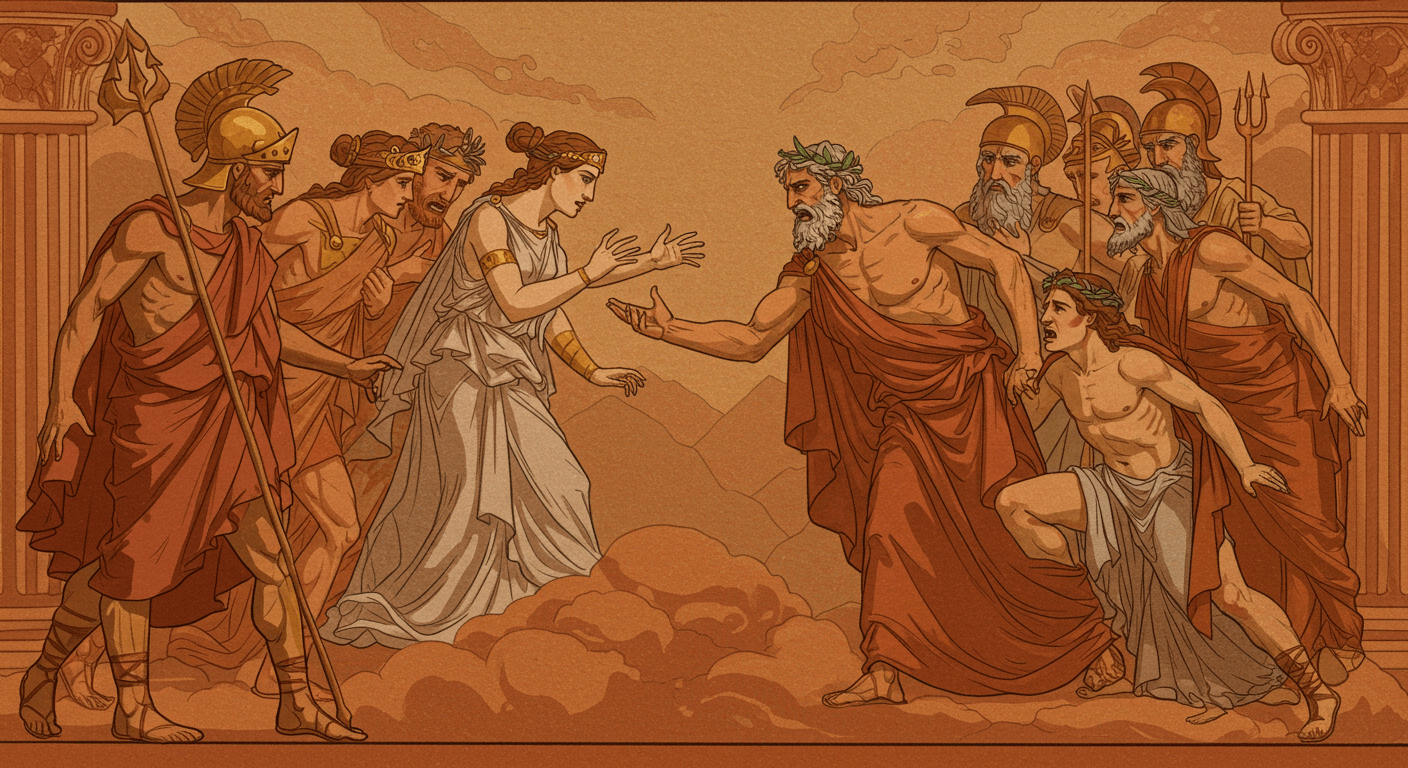 일리아드 속 신과 인간, 공통점과 차이 관련 이미지