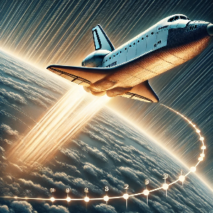 엔진 없는 우주왕복선 착륙의 정밀한 예술