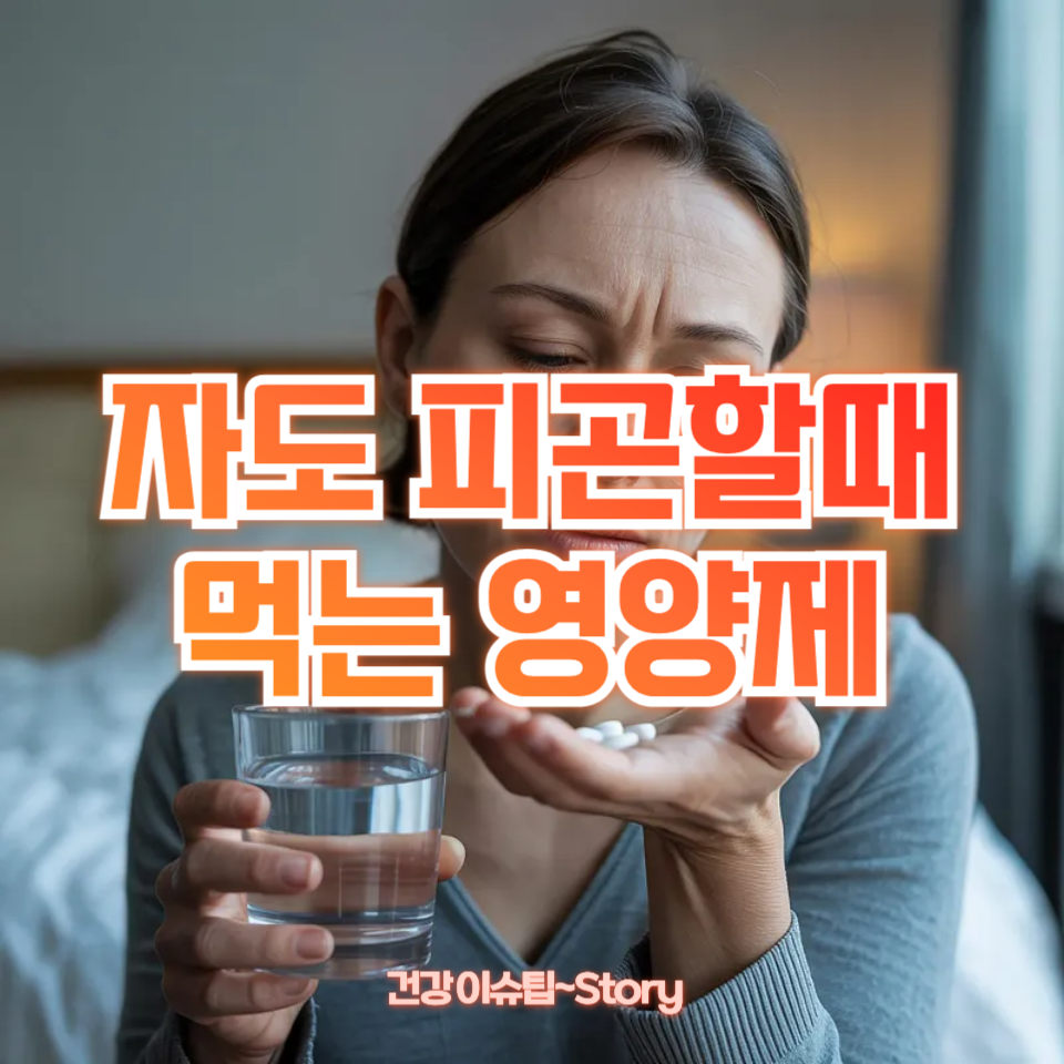 자도 피곤할때 먹는 영양제