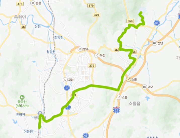 양주-포천-62번-버스-노선-지도