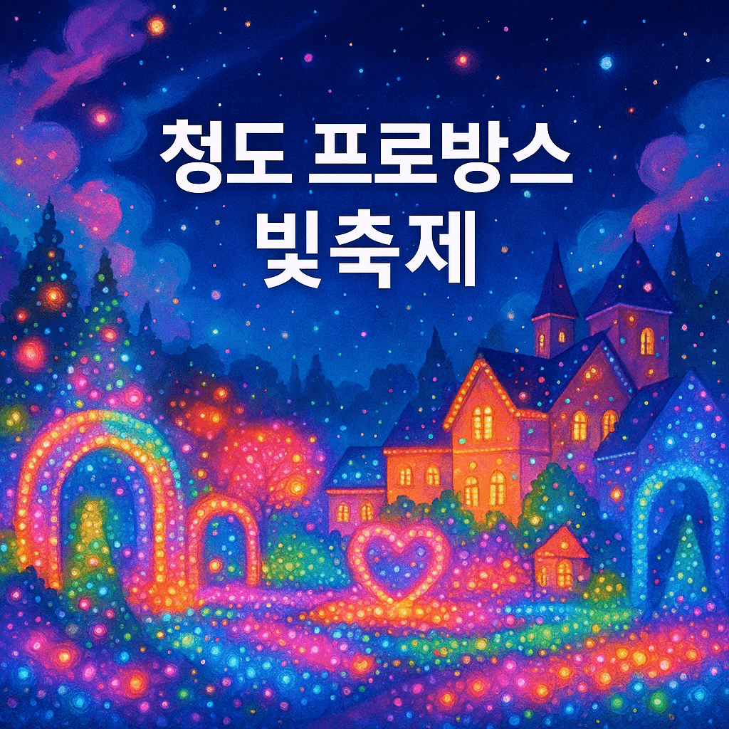 청도 프로방스 빛축제