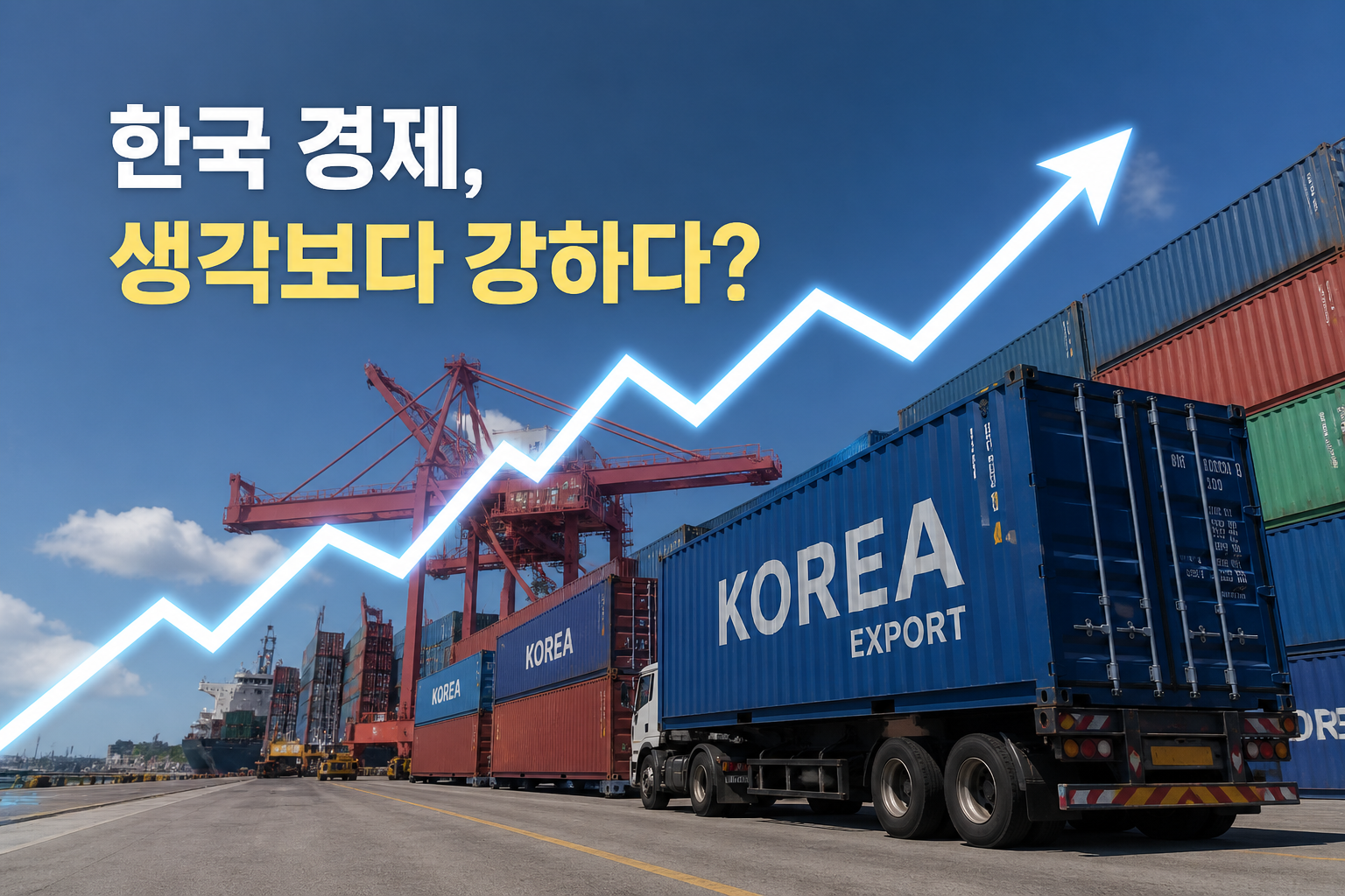 대외기관의 성장률 전망치 상향과 관련 이미지