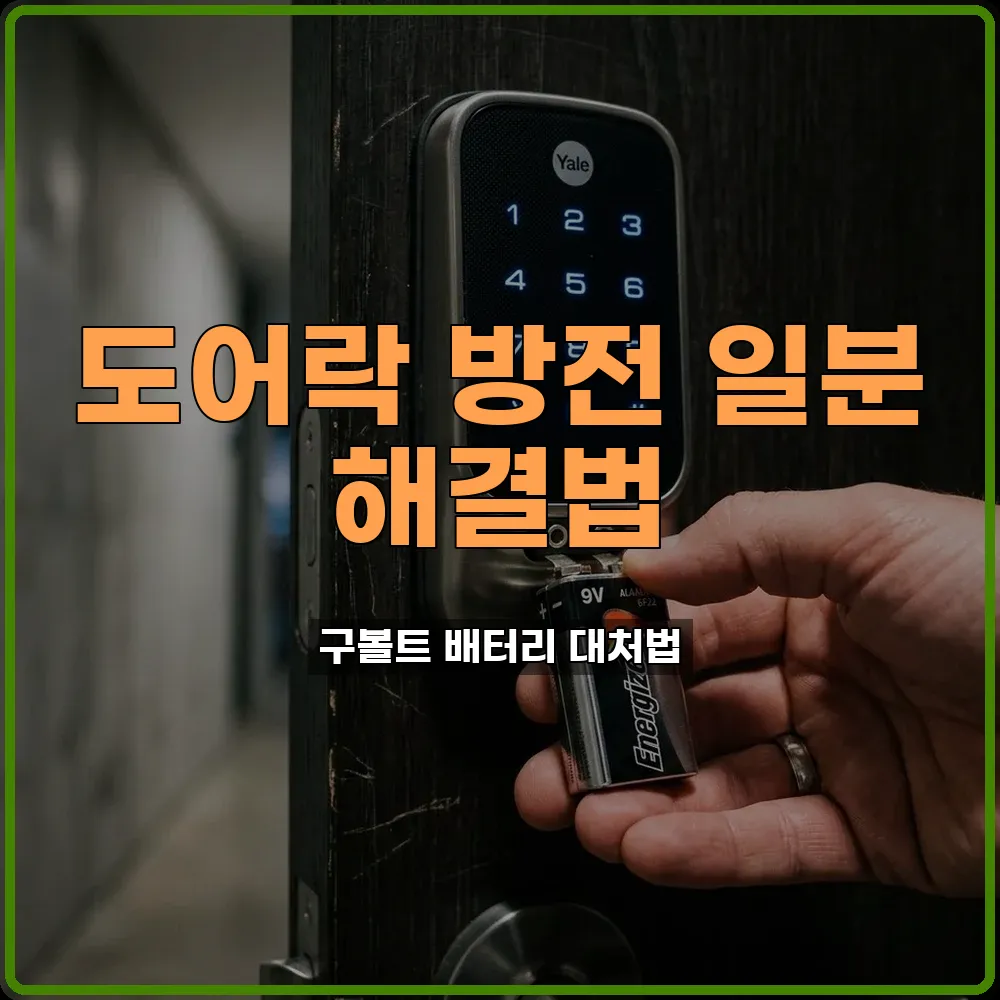 도어락건전지
