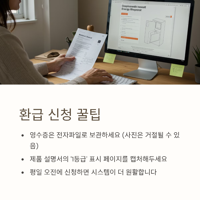 가전제품 1등급 환급