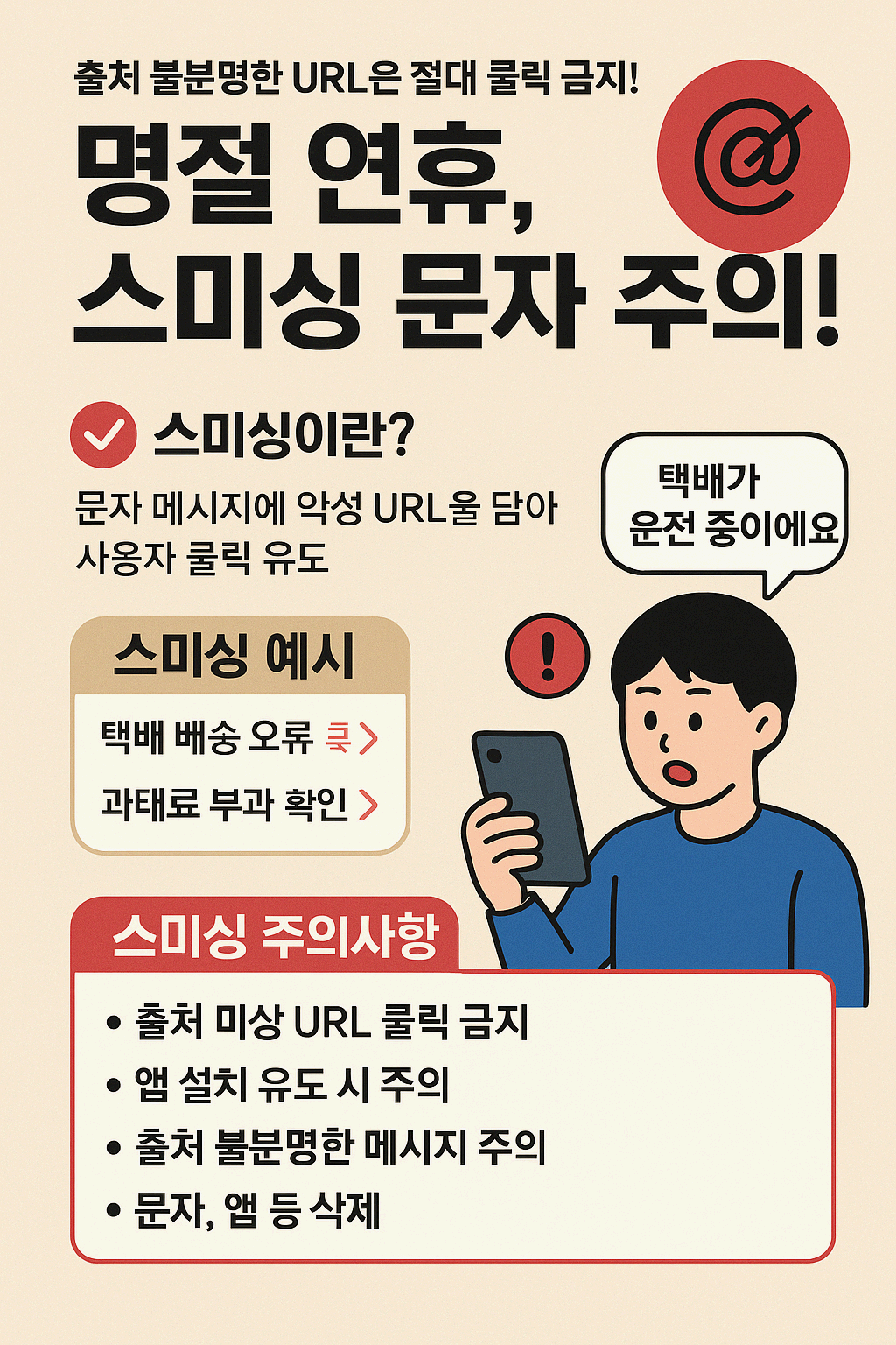 명절 연휴, 왜 스미싱이 더 위험할까?