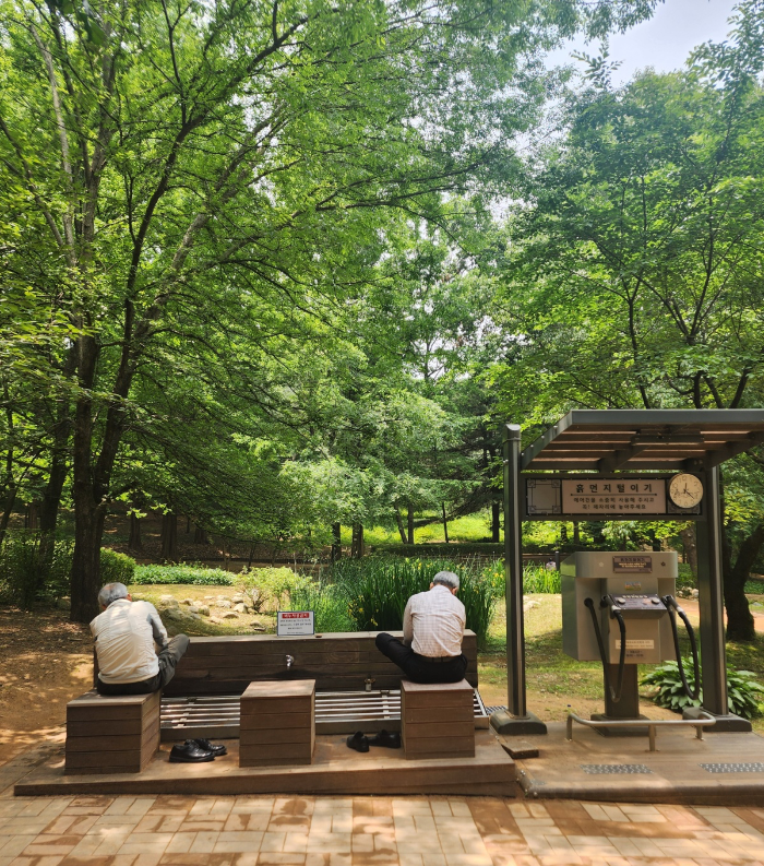 고양시 정발산 생태학습원 세족장