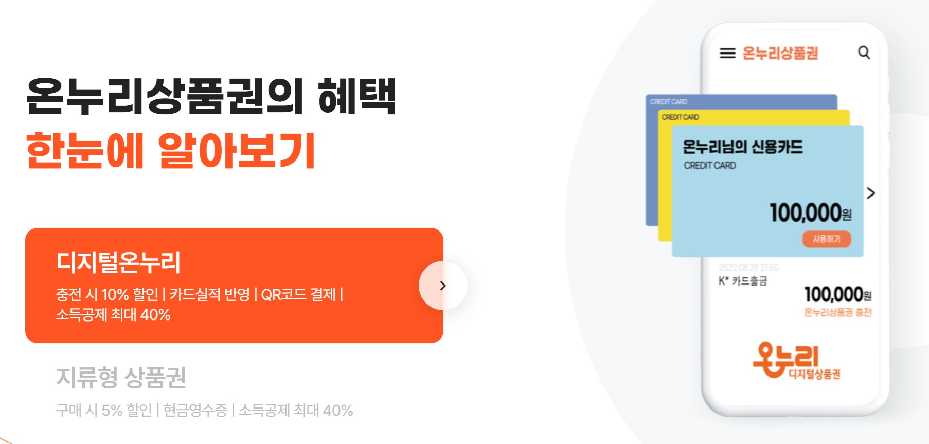 온누리상품권 법인구매방법·세금절세·구매한도·사용처 총정리