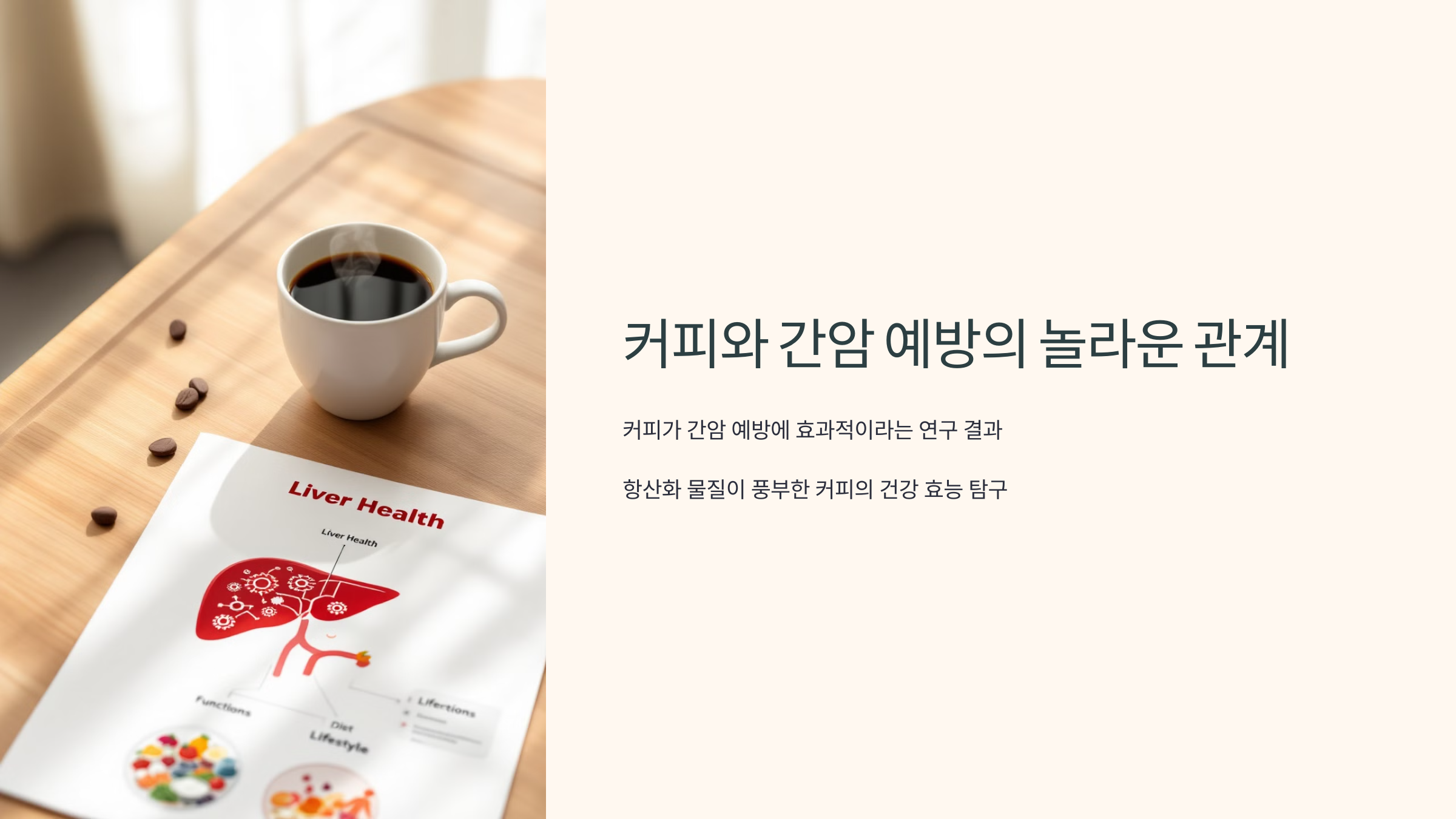 커피와 간암 예방의 놀라운 관계