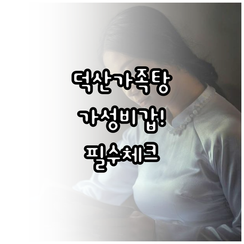 덕산 온천 가족탕 가성비 숙소 5곳 ..