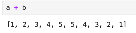 python list sum