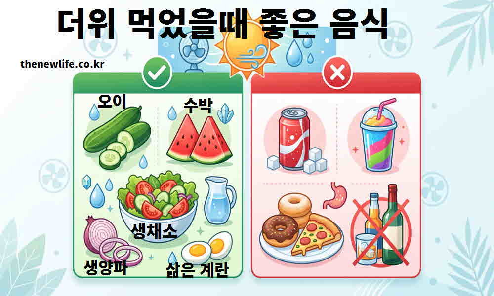 더위 먹었을때 좋은 음식