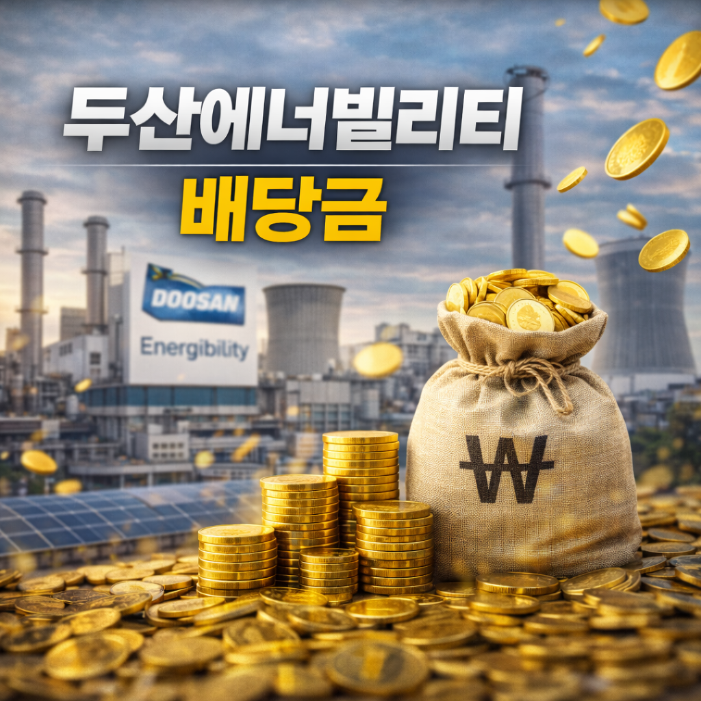 두산에너빌리티 배당금 지급일 배당락일