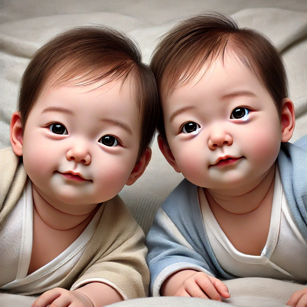 쌍둥이-애기