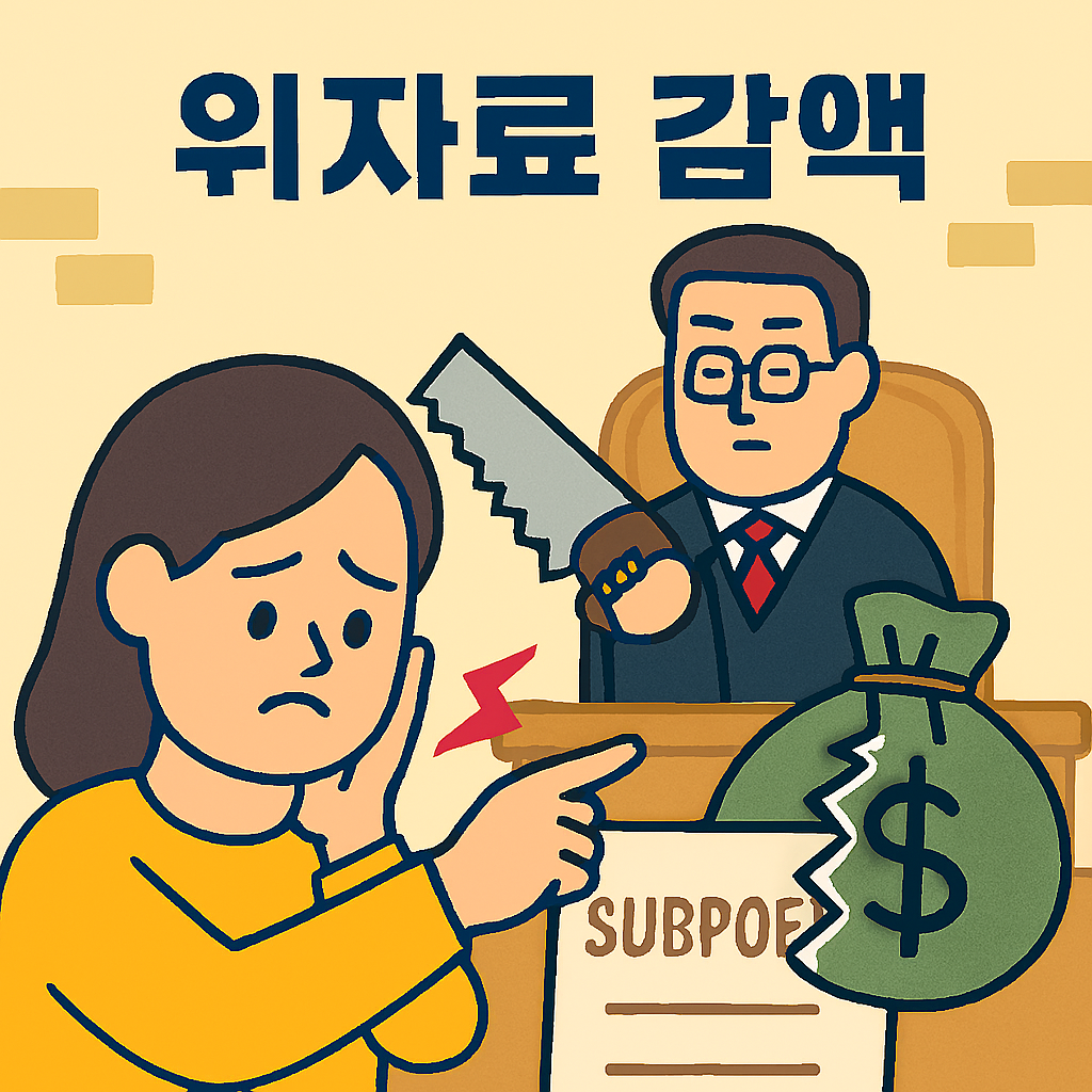 위자료감액