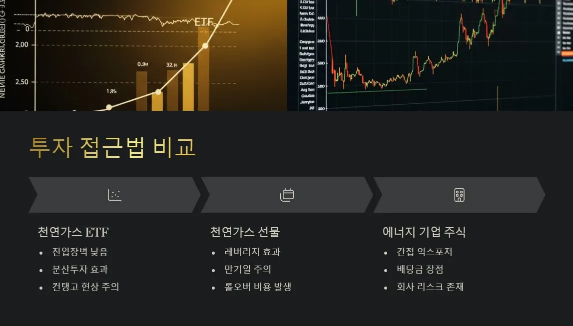 천연가스 투자 전략과 비교