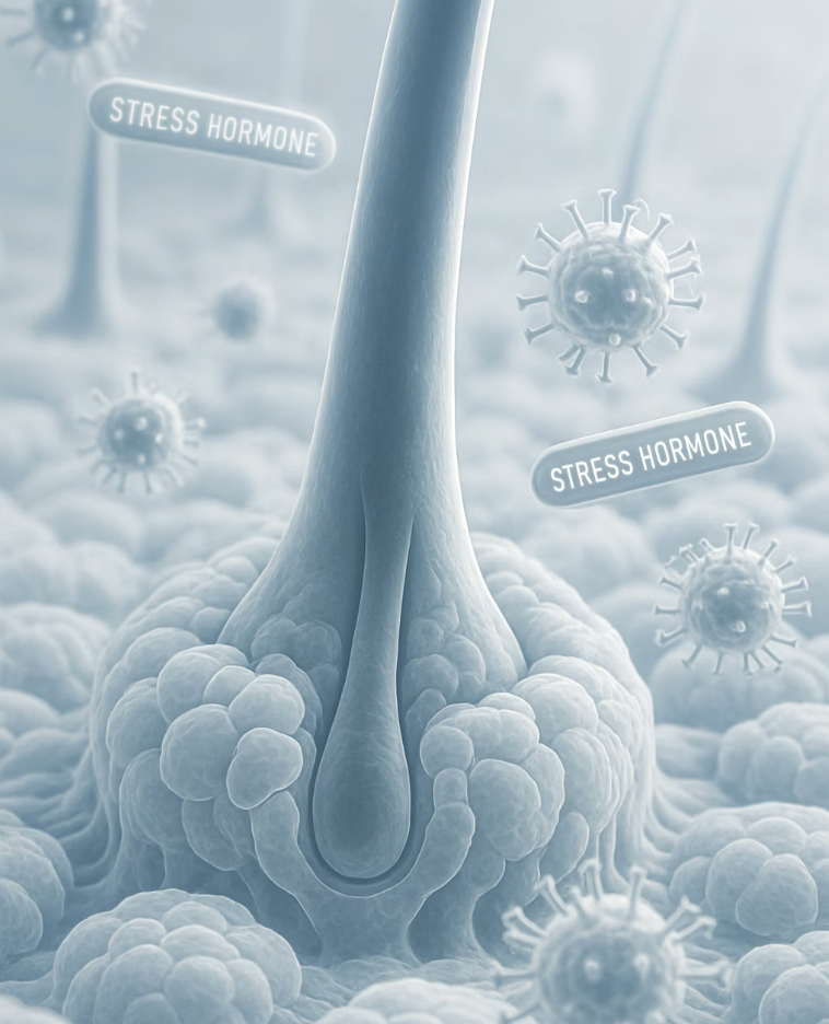 스트레스&amp;#44; 색소 공장을 공격하다