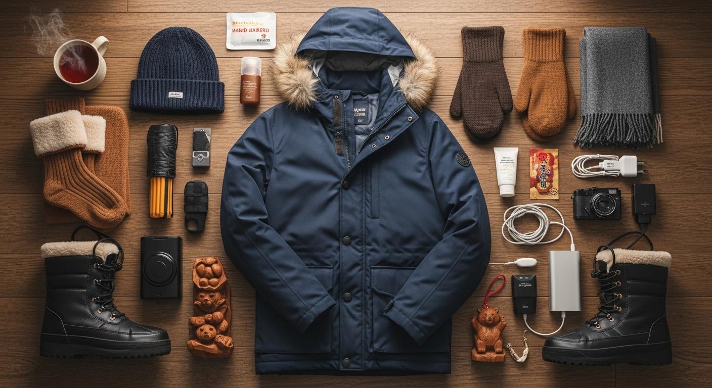 겨울 삿포로 여행 준비물