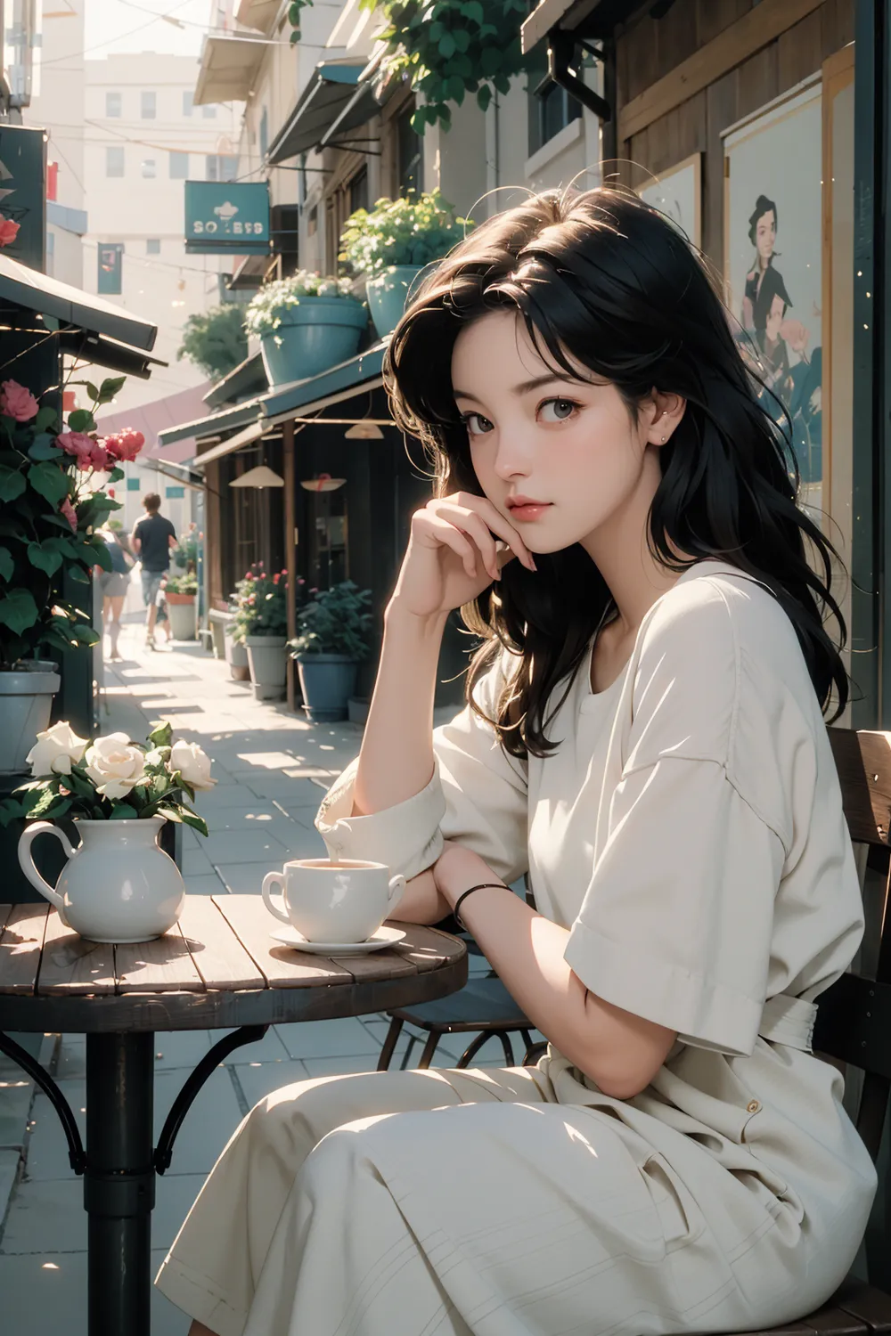 Retro Model Coffe Server Time