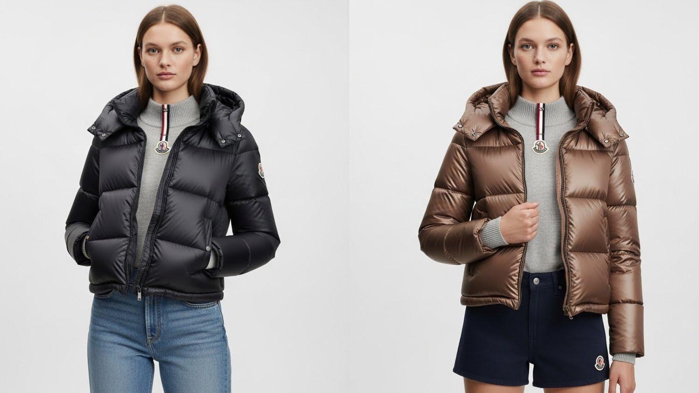 몽클레어 숏패딩 여성