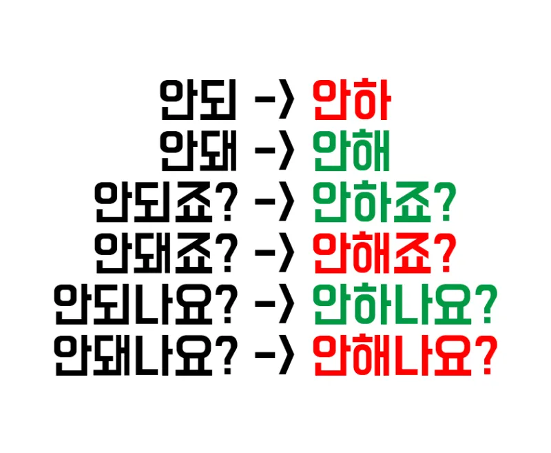 되 돼 구분 되요 돼요 되다 돼다 맞춤법은_9