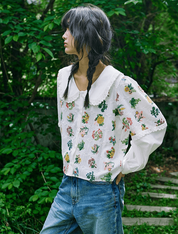 조립식 가족 9회 정채연 블라우스