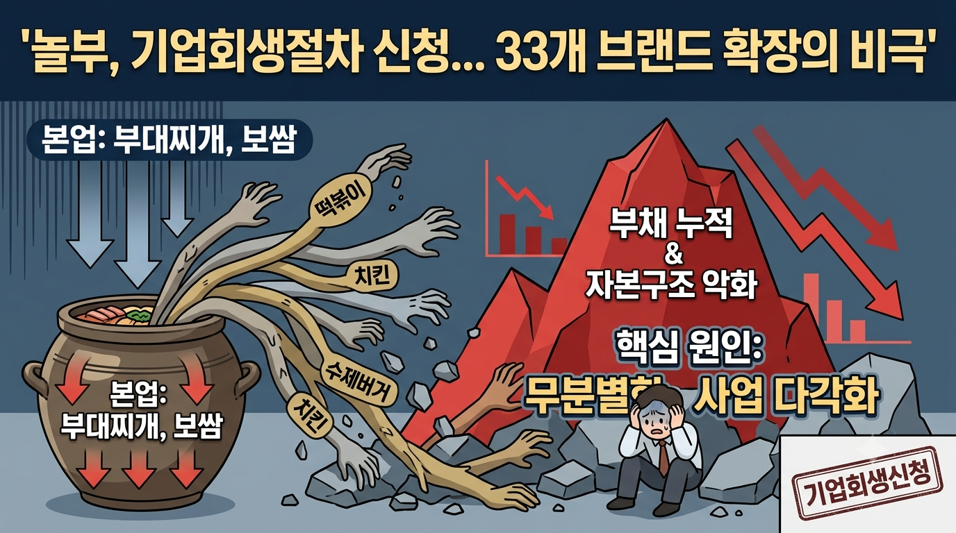 놀부, 기업회생절차 신청
