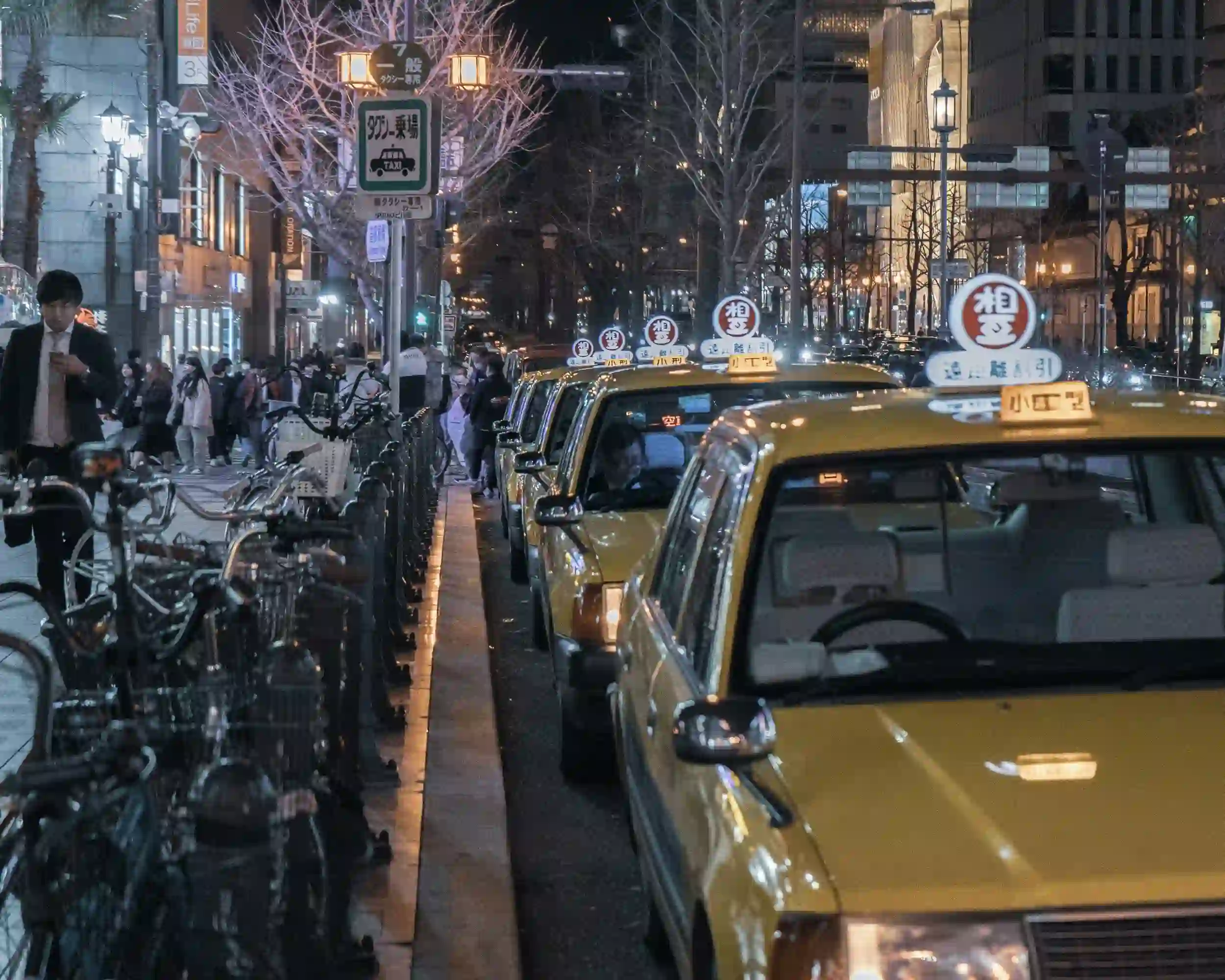 우메다역에서 도톤보리까지 택시로 이동!