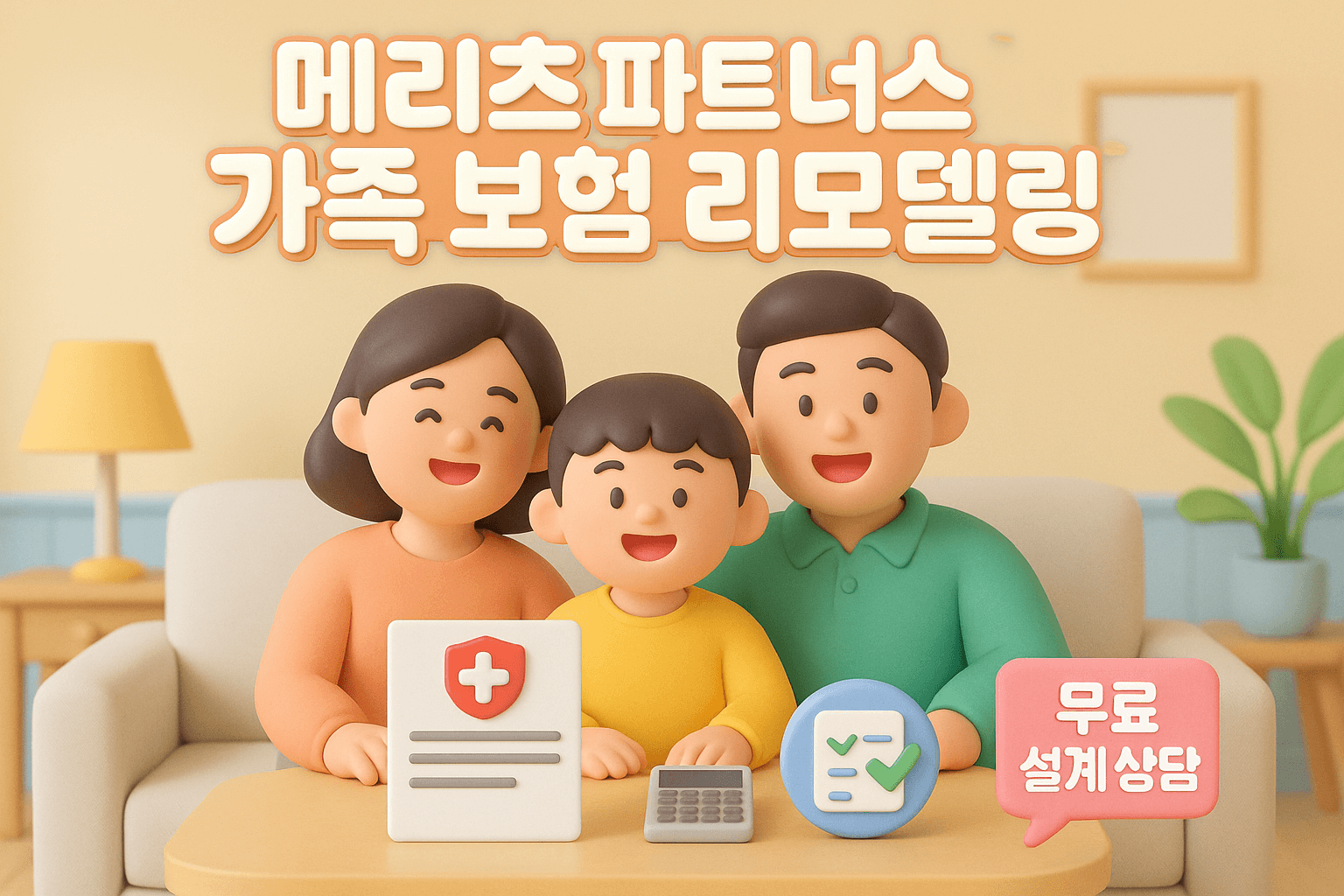 메리츠 파트너스 가족 보험 리모델링 무료 상담