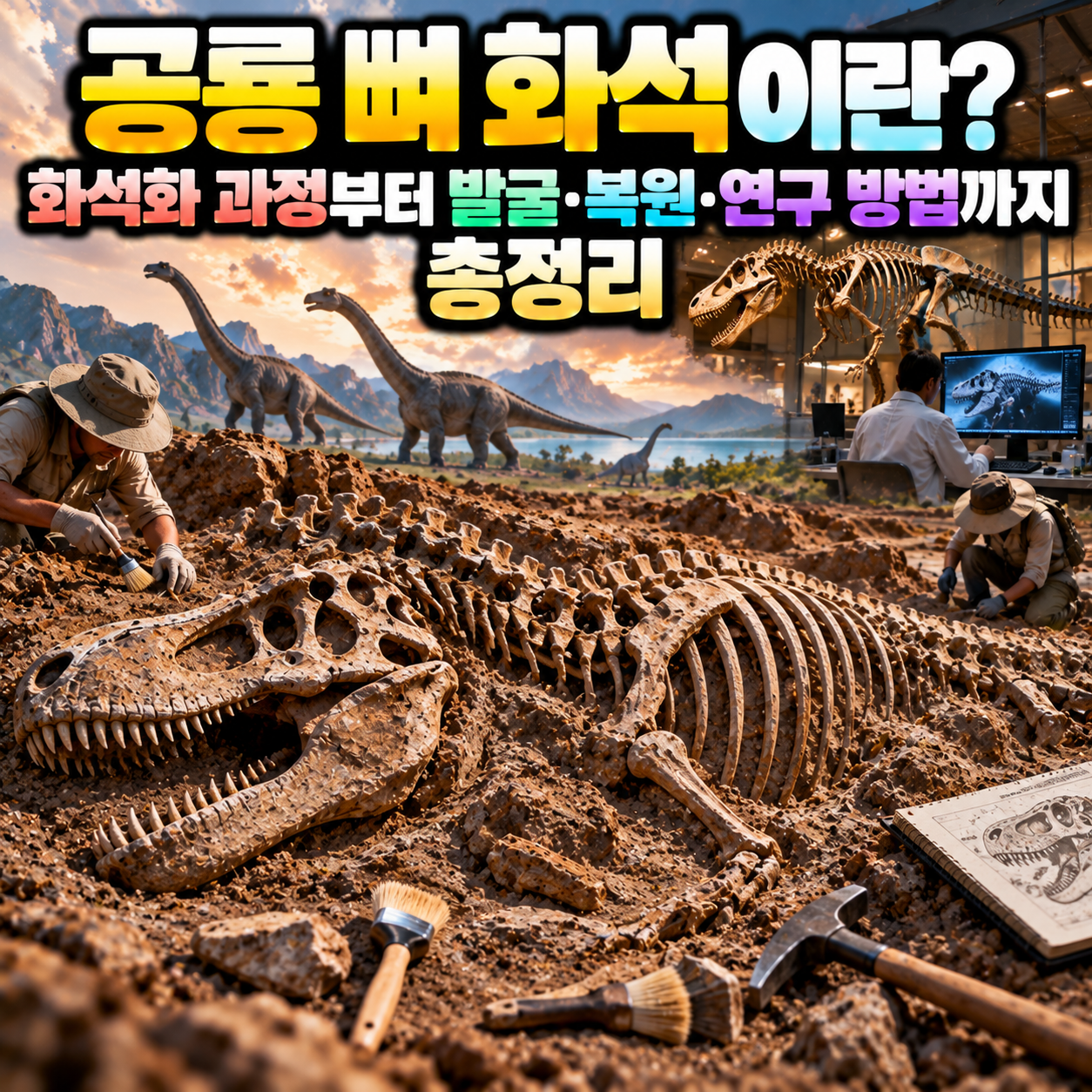 공룡 뼈 화석이란