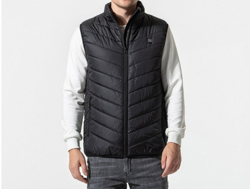 발열 조끼 착용사진