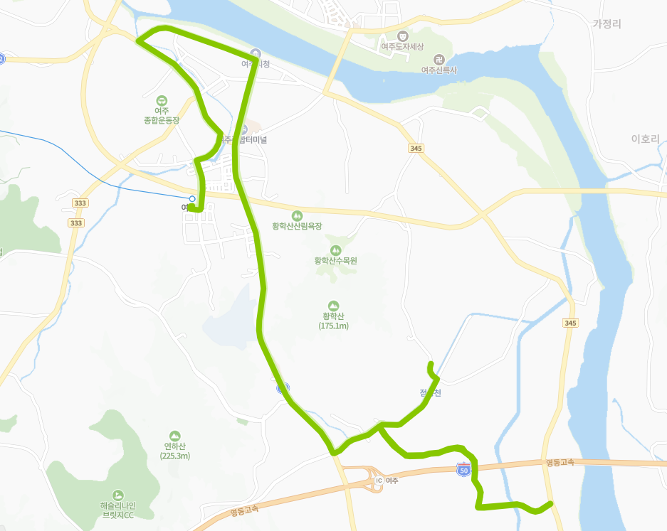 여주-915-3번-버스-노선-지도
