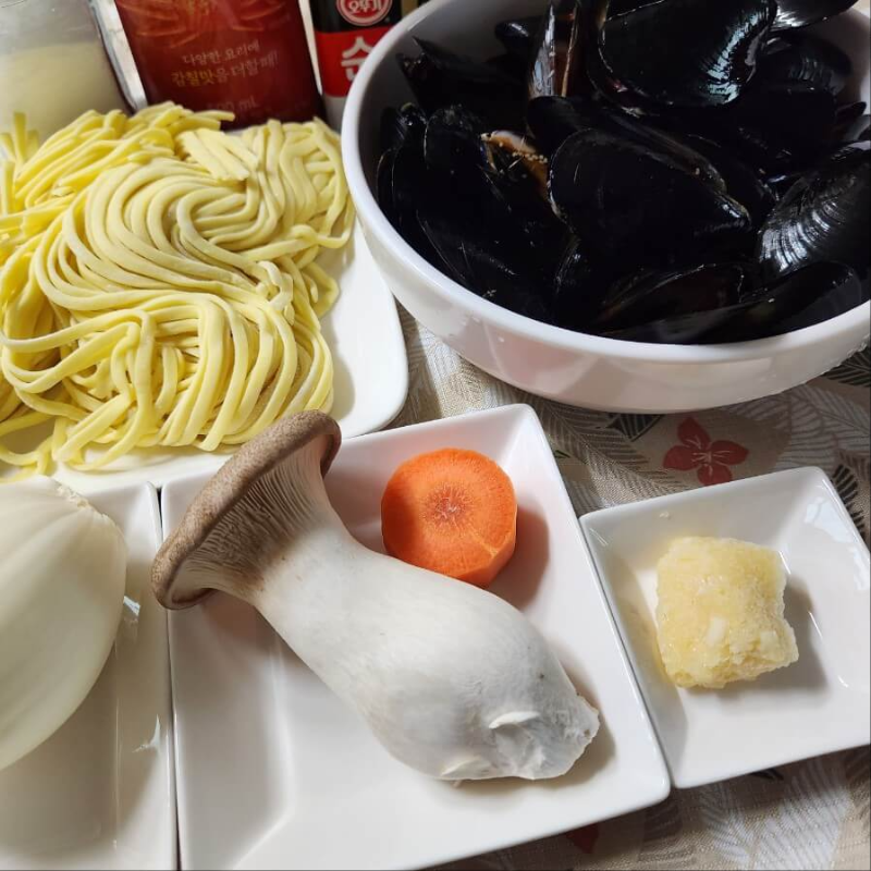 효능 좋은 홍합 칼국수 만드는 법 홍합탕 까지