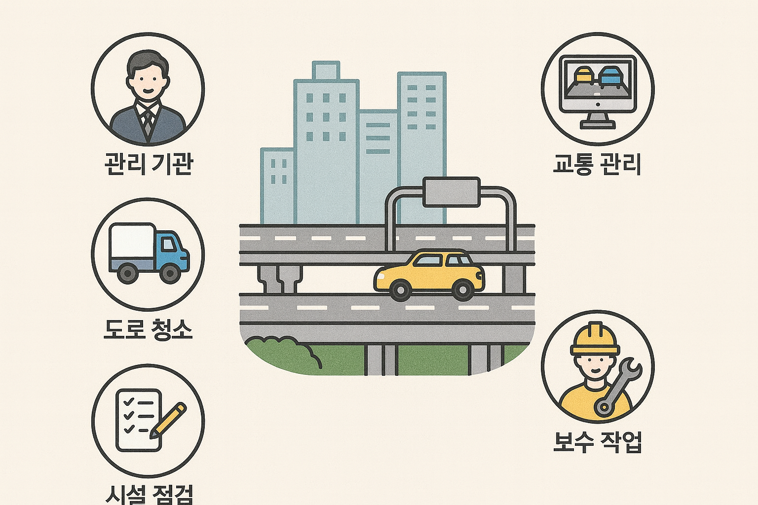 도시 고속도로는 누가 관리하고 어떻게 유지될까?– 빠른 도심 교통의 숨은 관리 시스템