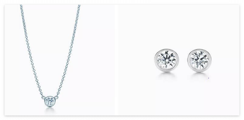 다이아몬드 바이 더 야드 목걸이 귀걸이