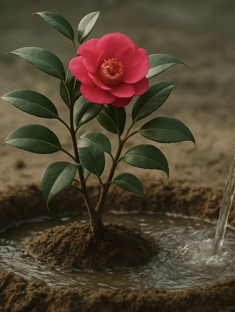 생명의 첫 숨&amp;#44; 물집 지어 물주기