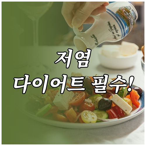 짠맛 없이 맛있게 살 빼는 저염 다이..
