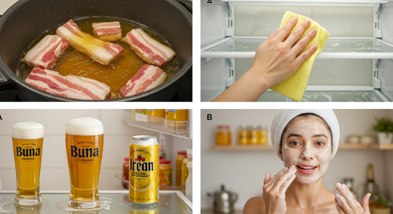 남은 맥주 활용법: 잡내 제거부터 피부 미용까지!