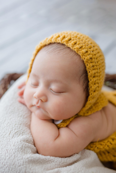 잠자는 아기사진