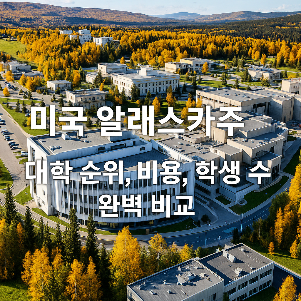 미국 대학 순위-알래스카주 대학 순위, 비용, 학생 수 완벽 비교 이미지