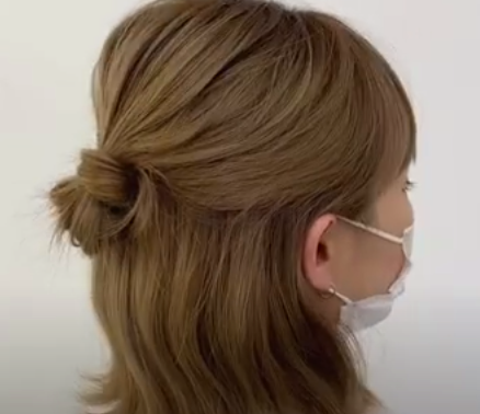 1. 반묶음 스타일&amp;#44; 단발머리 묶는법과 스타일링 tip 