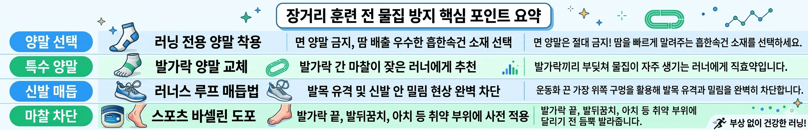 물집 방지