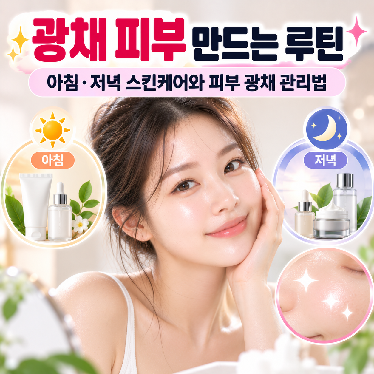 광채 피부 만드는 루틴