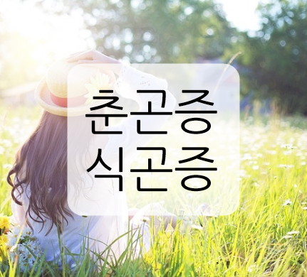 춘곤증과식곤증