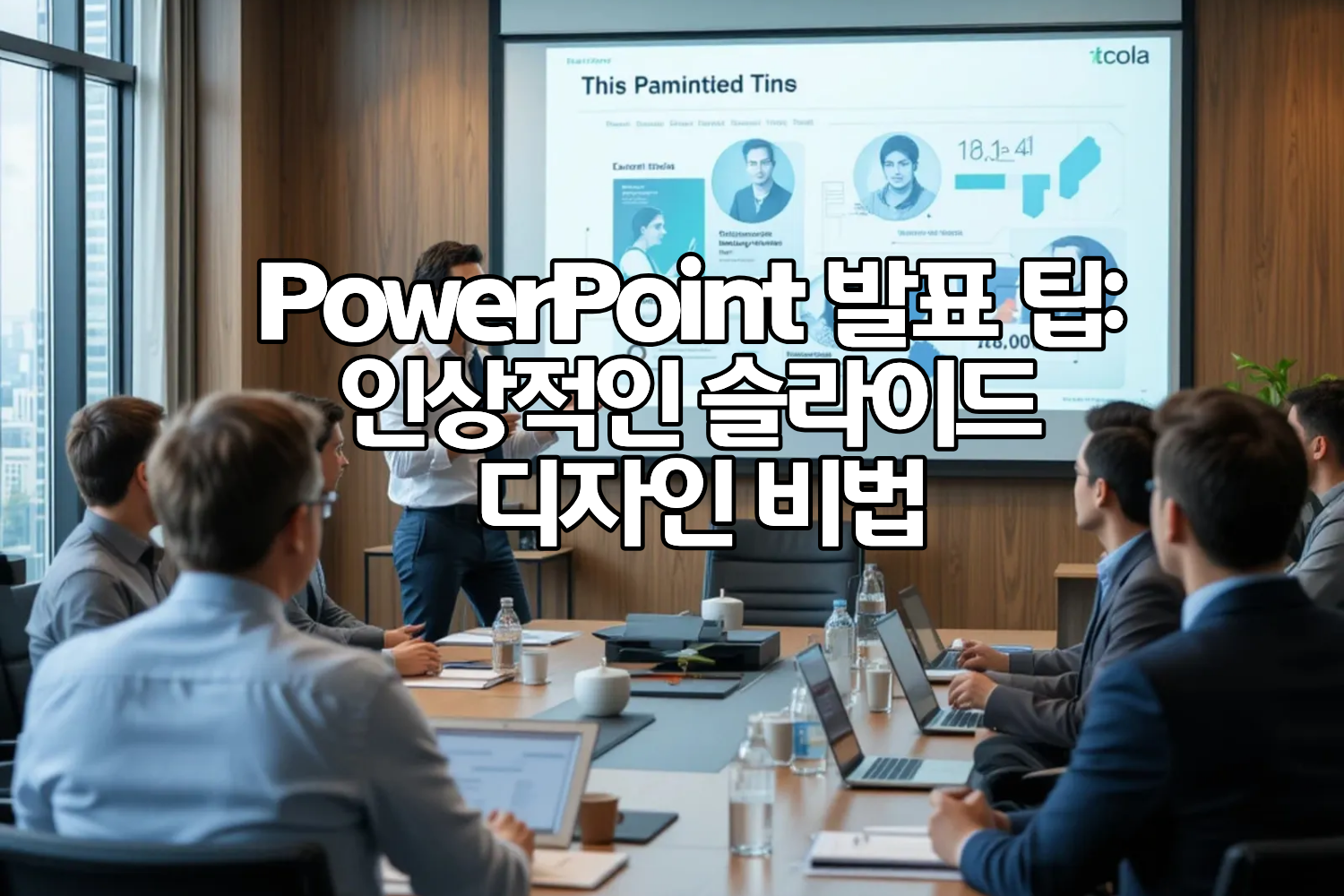 파워포인트 PPT 발표 팁과 슬라이드 디자인 비법