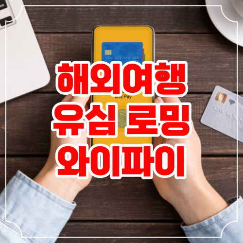 해외여행지별 유심 로밍 와이파이 비교