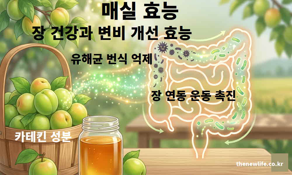 매실 효능 장 건강 변비 개선