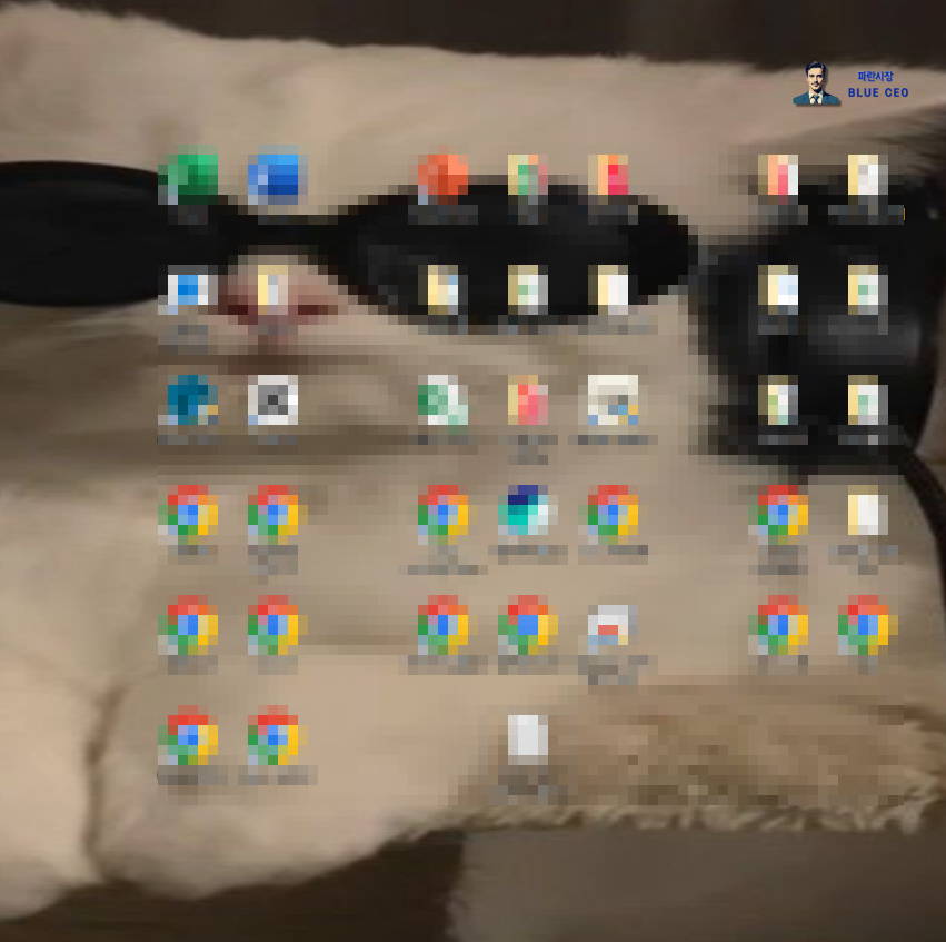 바탕화면-달력-사용시-투모니터가-필수인 이유-두번째-모니터화면