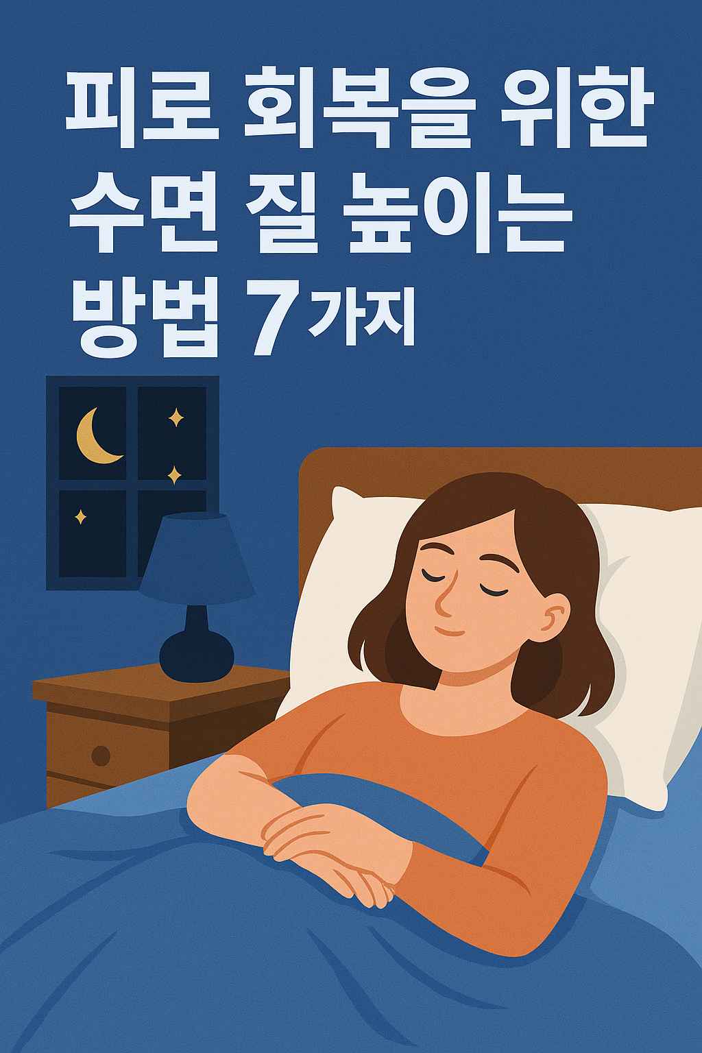 피로 회복을 위한 수면 질 높이는 방법 7가지