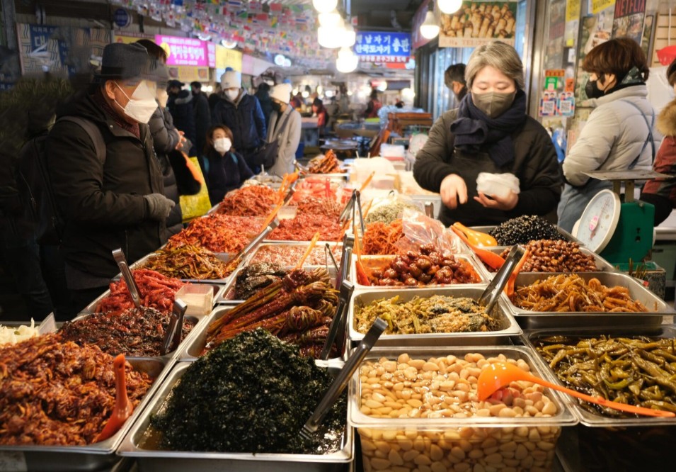 전통시장 반찬가게 사진